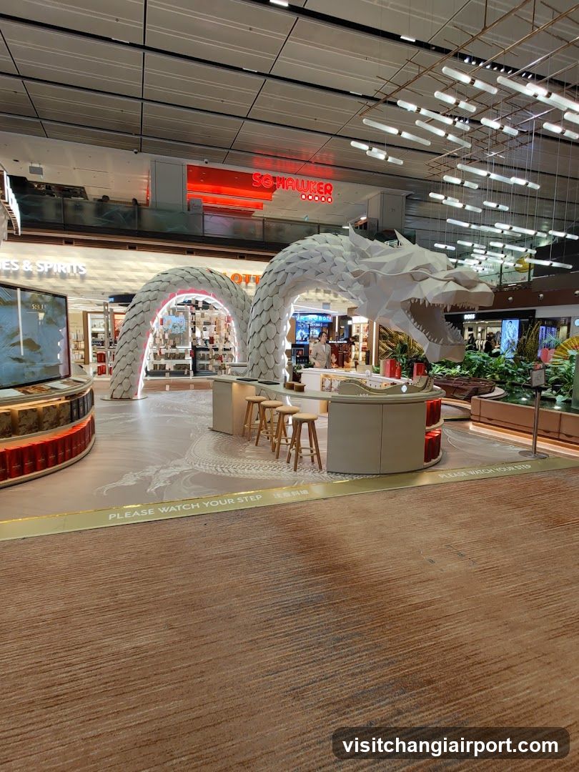 Dragon Display in Mall