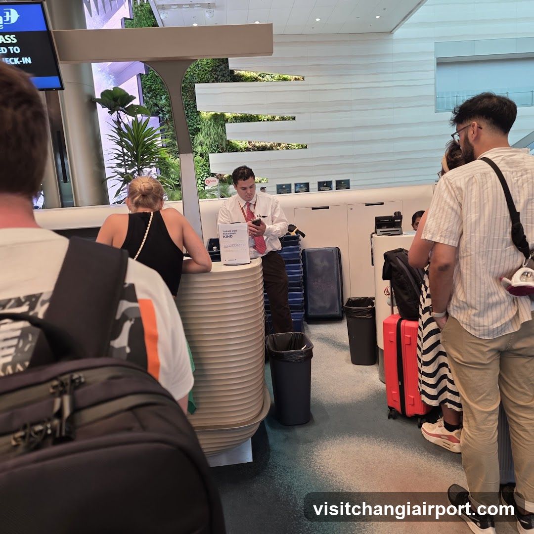 Airport Check-in Area