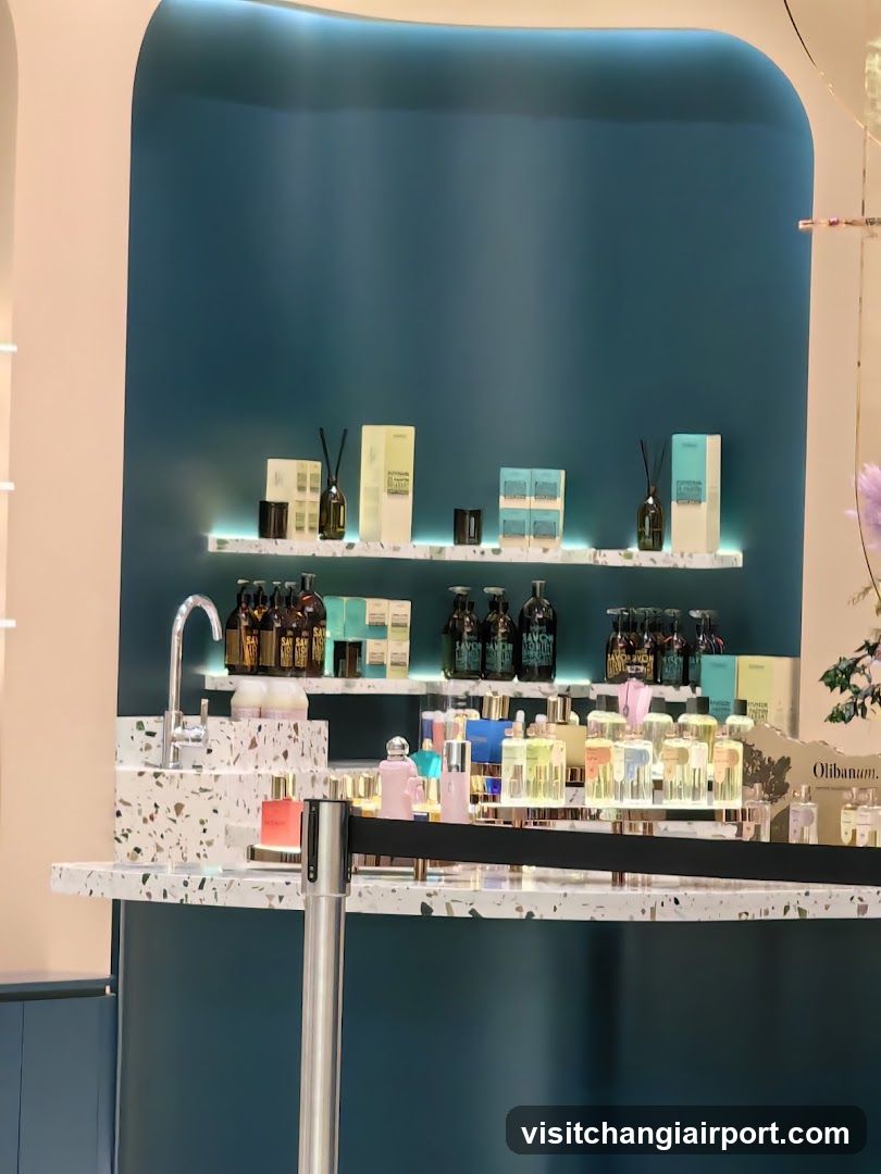 Perfume and Cosmetics Display