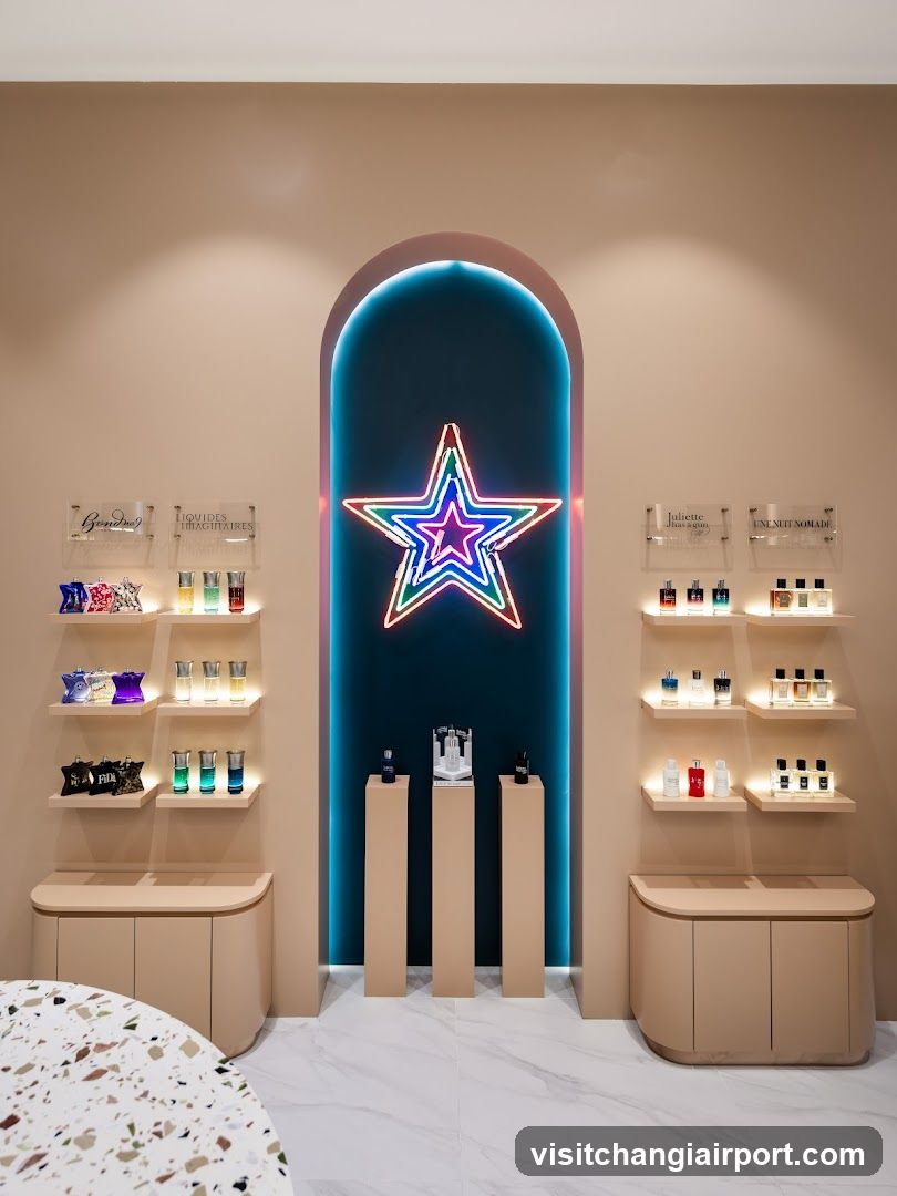 Neon Star Display Interior