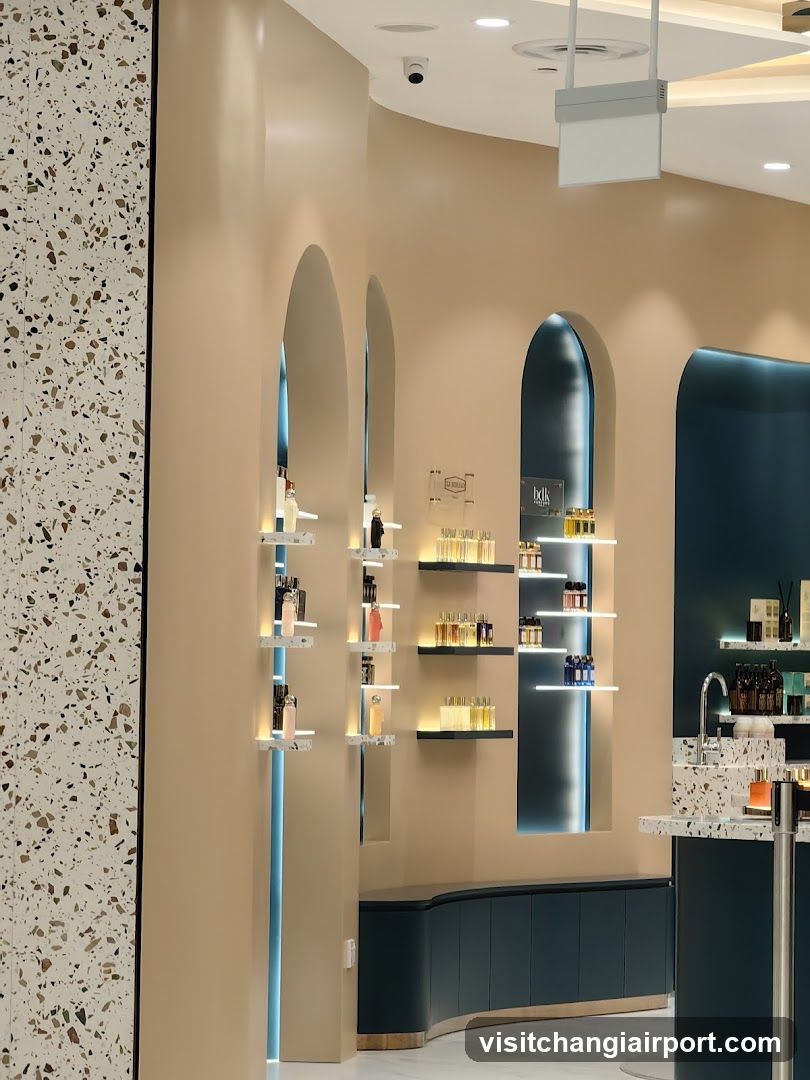 Interior of a modern retail space