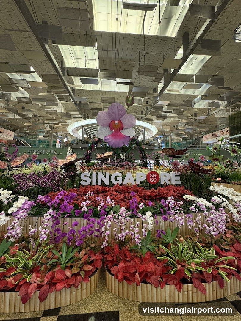 Singapore Airport Floral Display