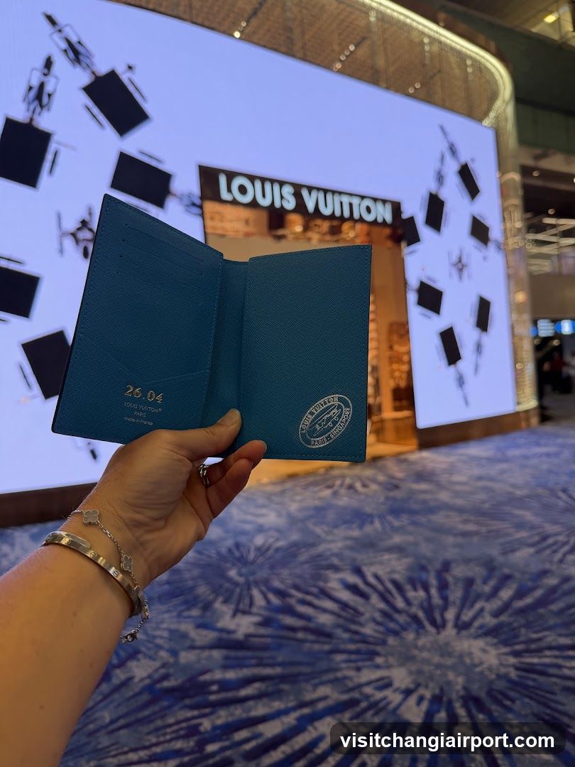 Louis Vuitton Passport Holder Display
