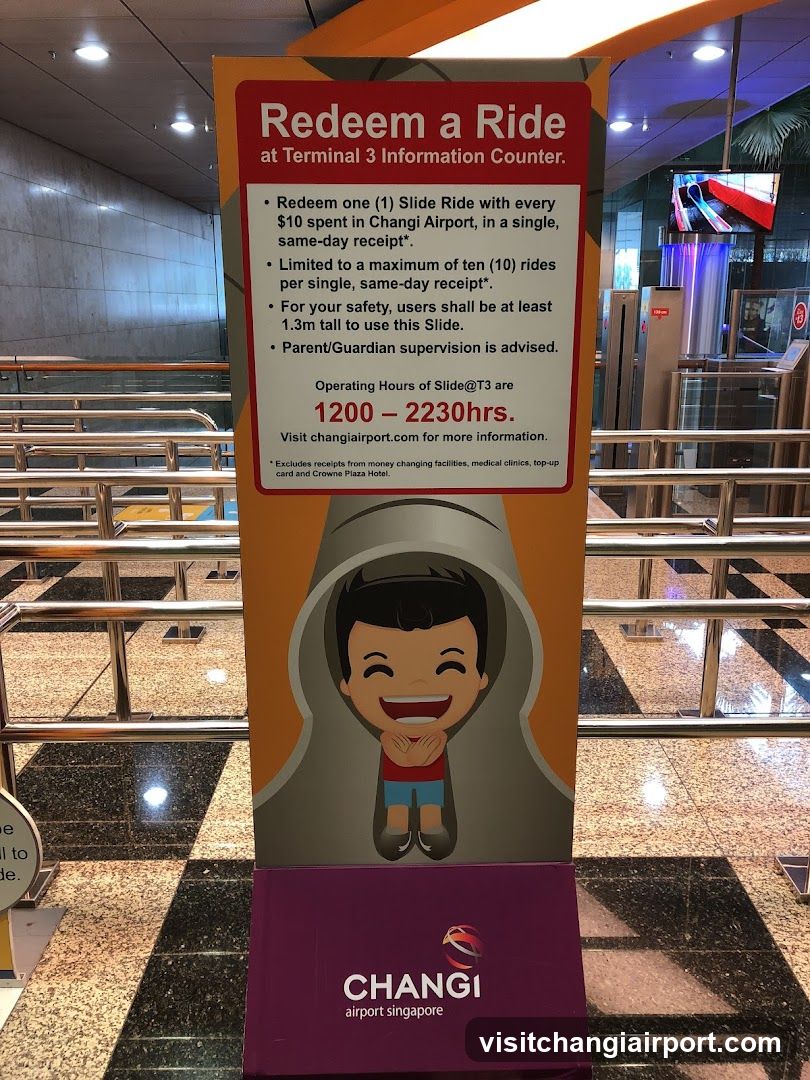 Redeem a Ride at Terminal 3 Information Counter