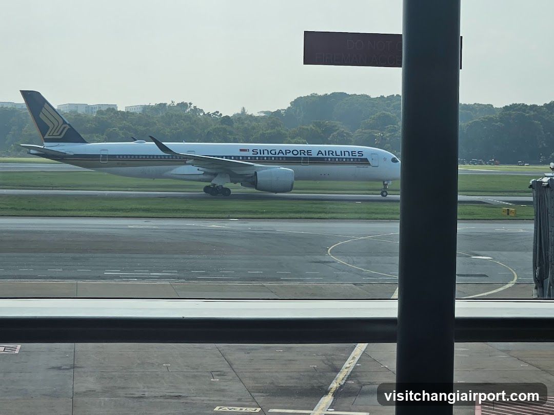 Singapore Airlines Aircraft on Runway