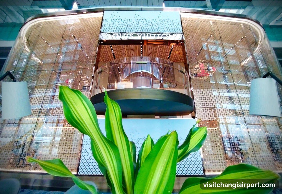 Interior View of a Storefront with Greenery
