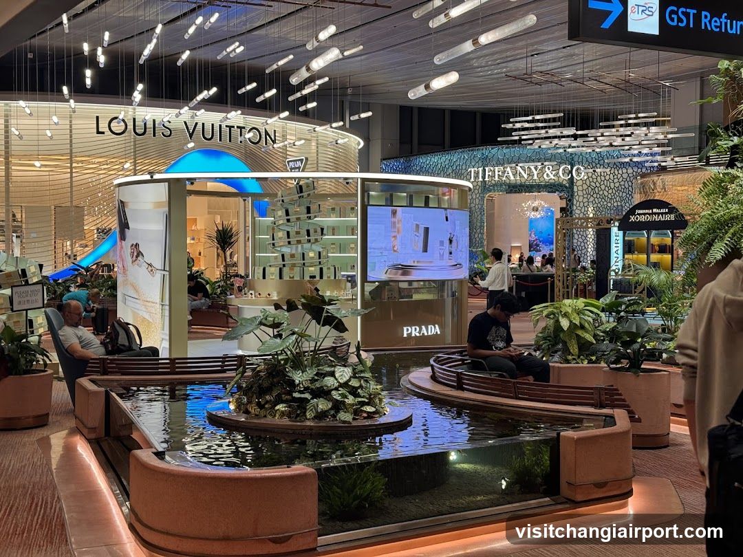 Luxury Brand Display in Airport Terminal