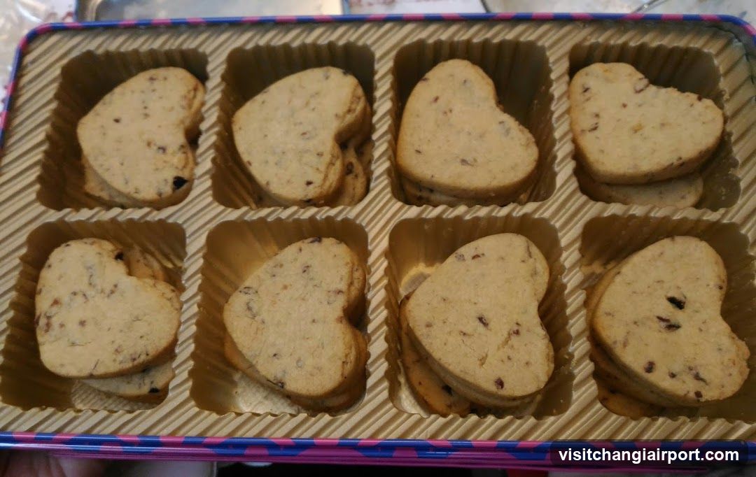 Heart-Shaped Cookies in Tin