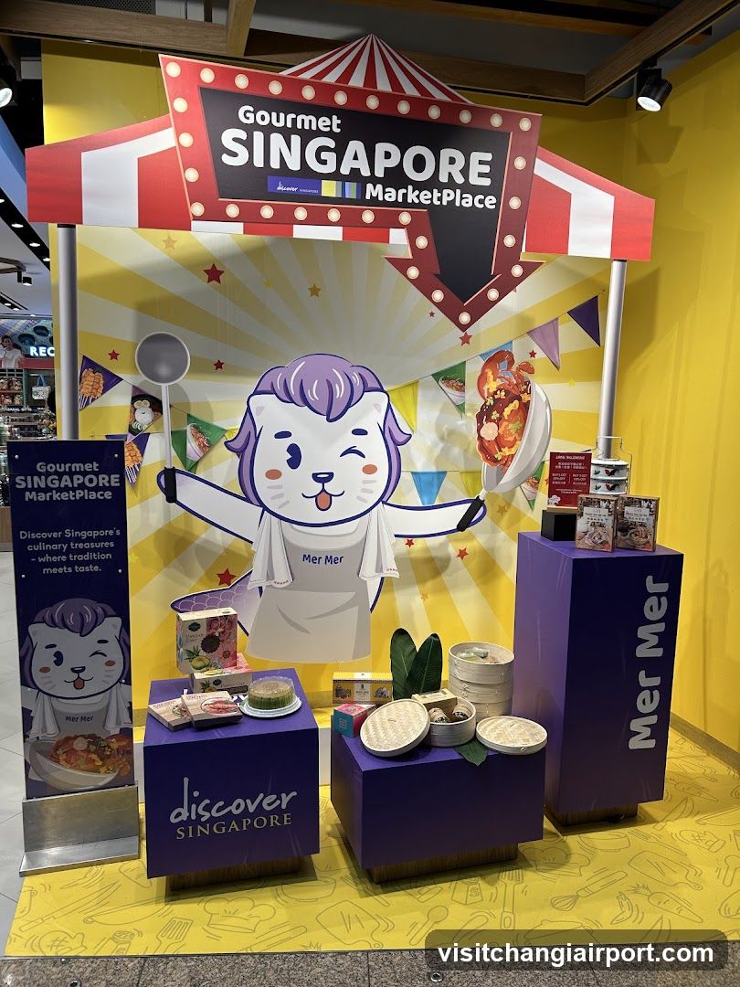 Gourmet Singapore Marketplace Display