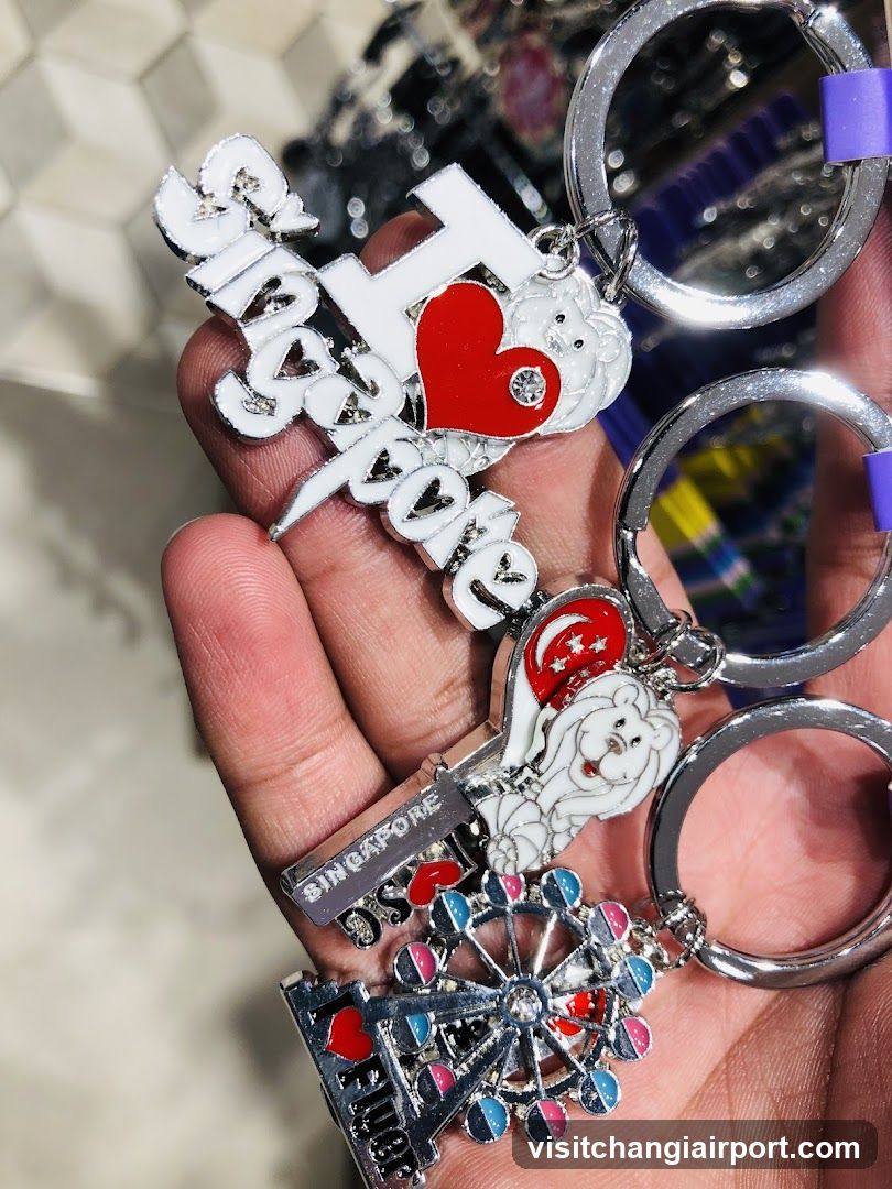 Singapore Souvenir Keychains