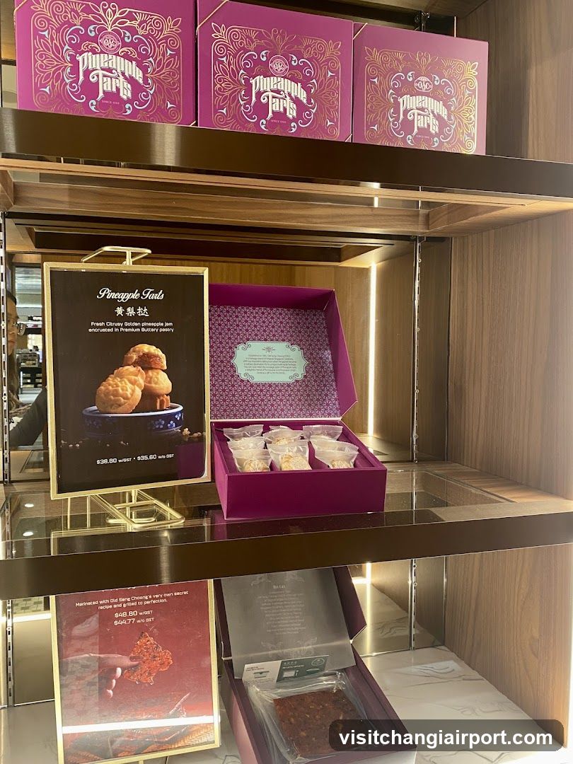 Pineapple Tarts Display