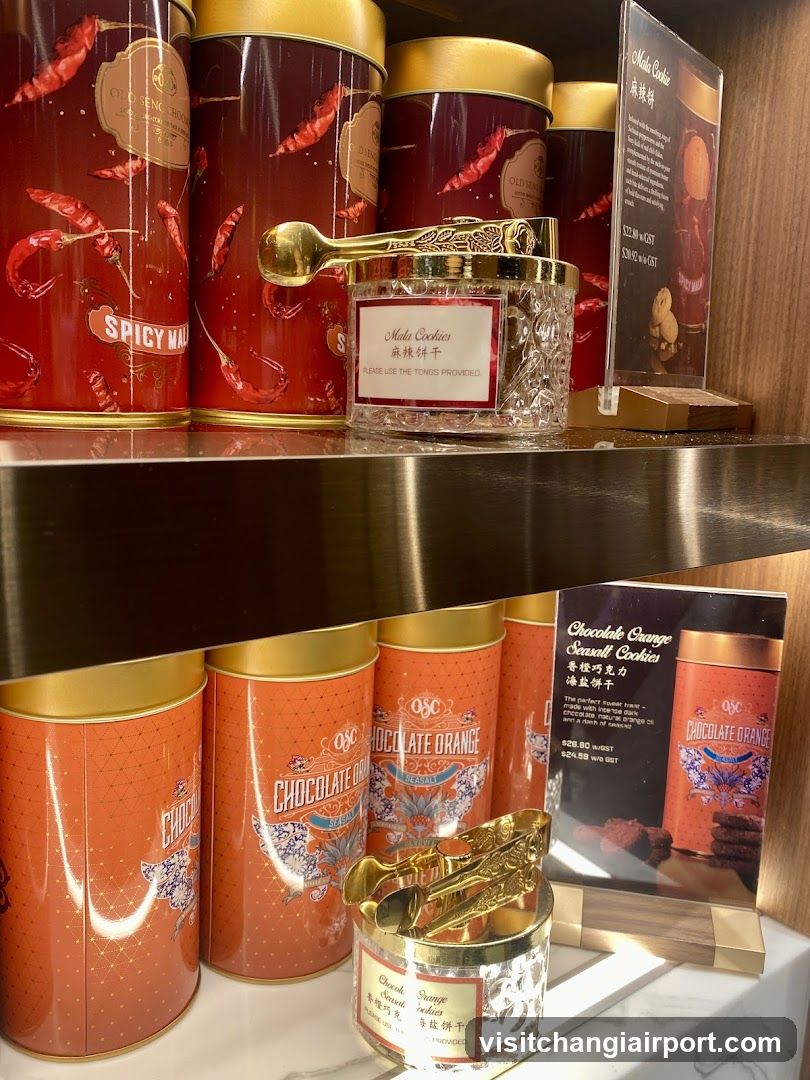 Spicy and Chocolate Orange Cookies Display