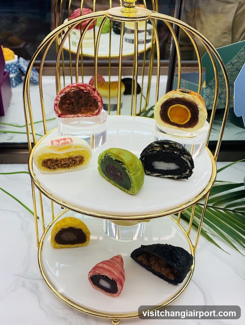 Assorted Pastries Display