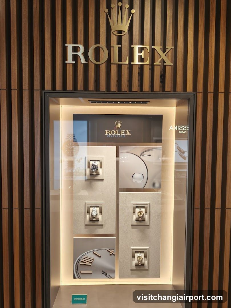 Gassan Watch Changi Airport Terminal 2 - Official Rolex Retailer