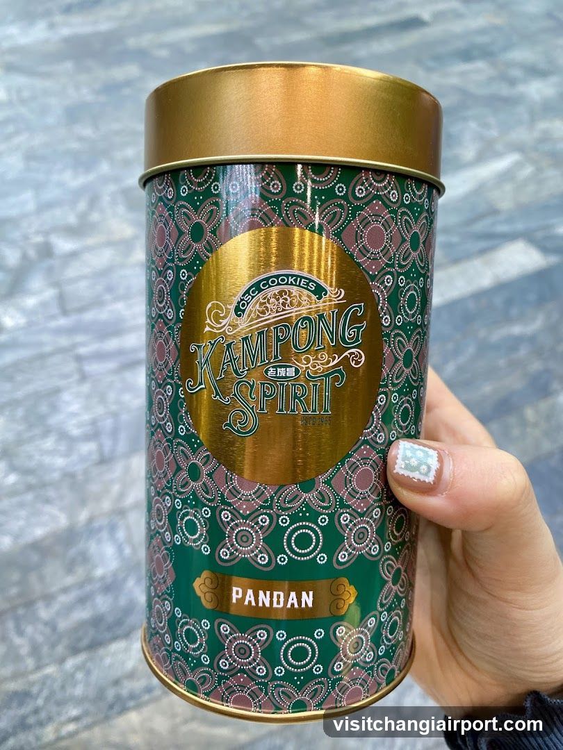 Kampung Spirit Pandan Cookie Tin