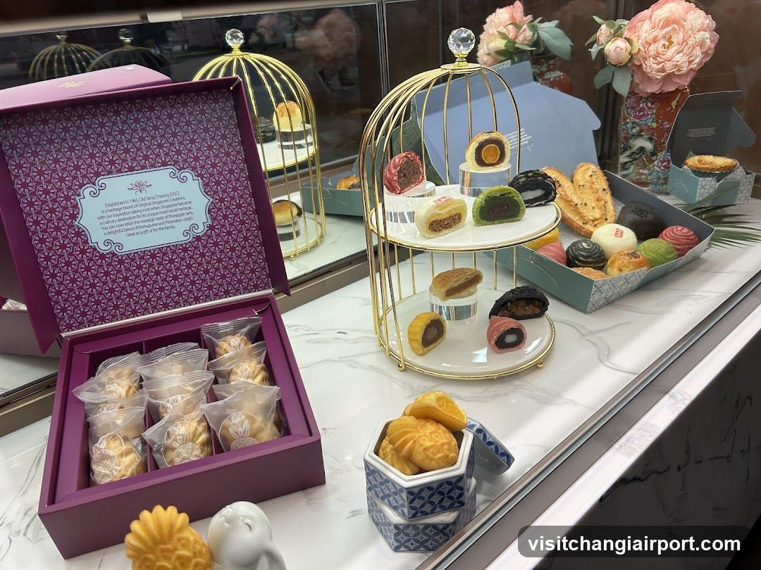Delicious Pastries Display