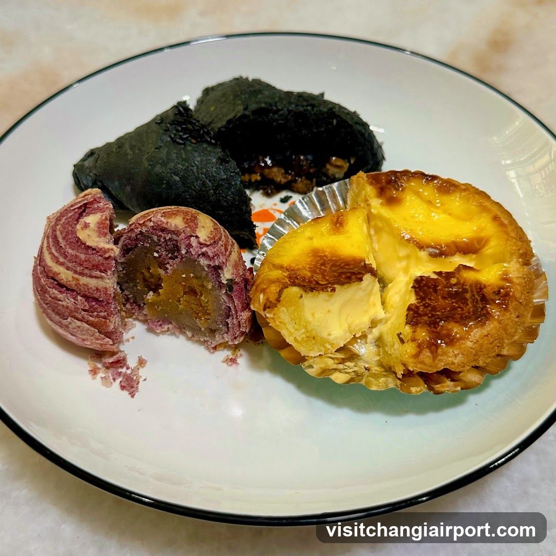 Pastries and Desserts on a Plate
