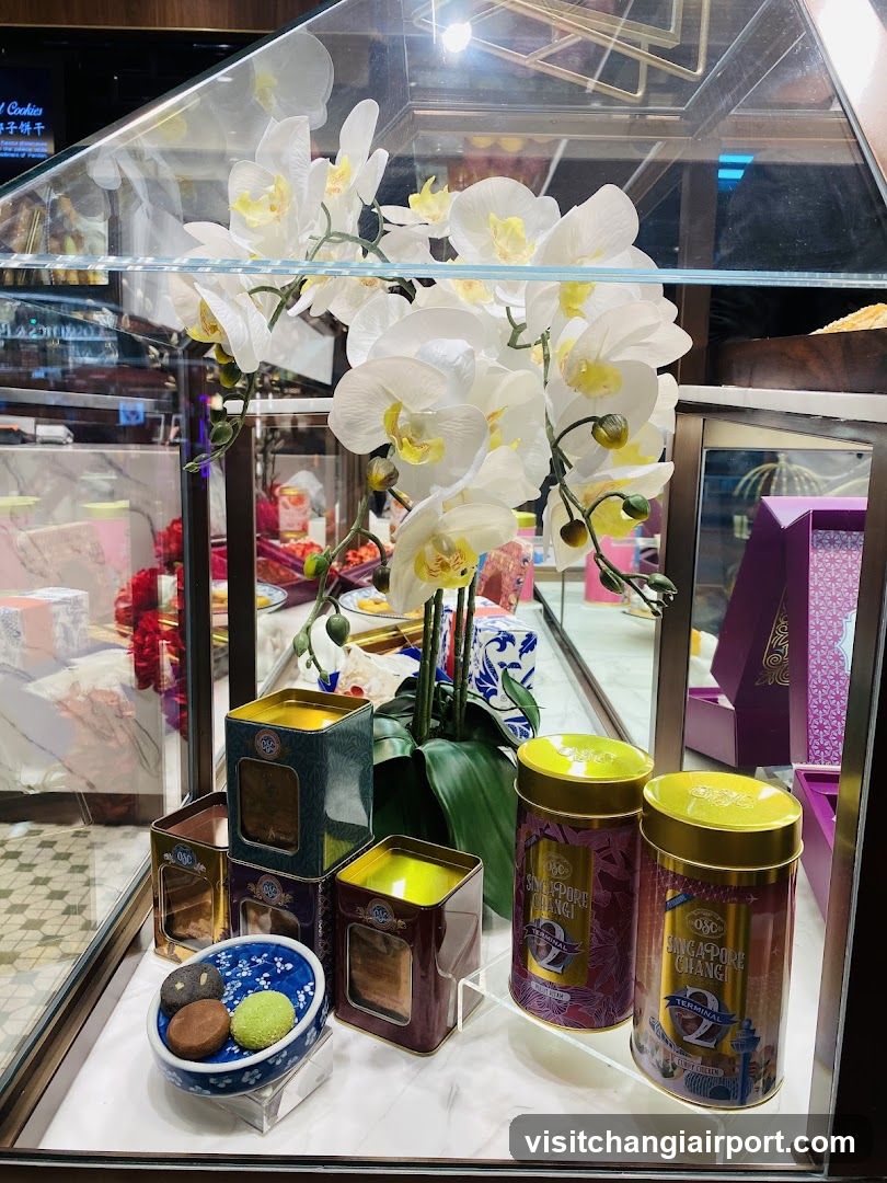 Orchid and Tea Display