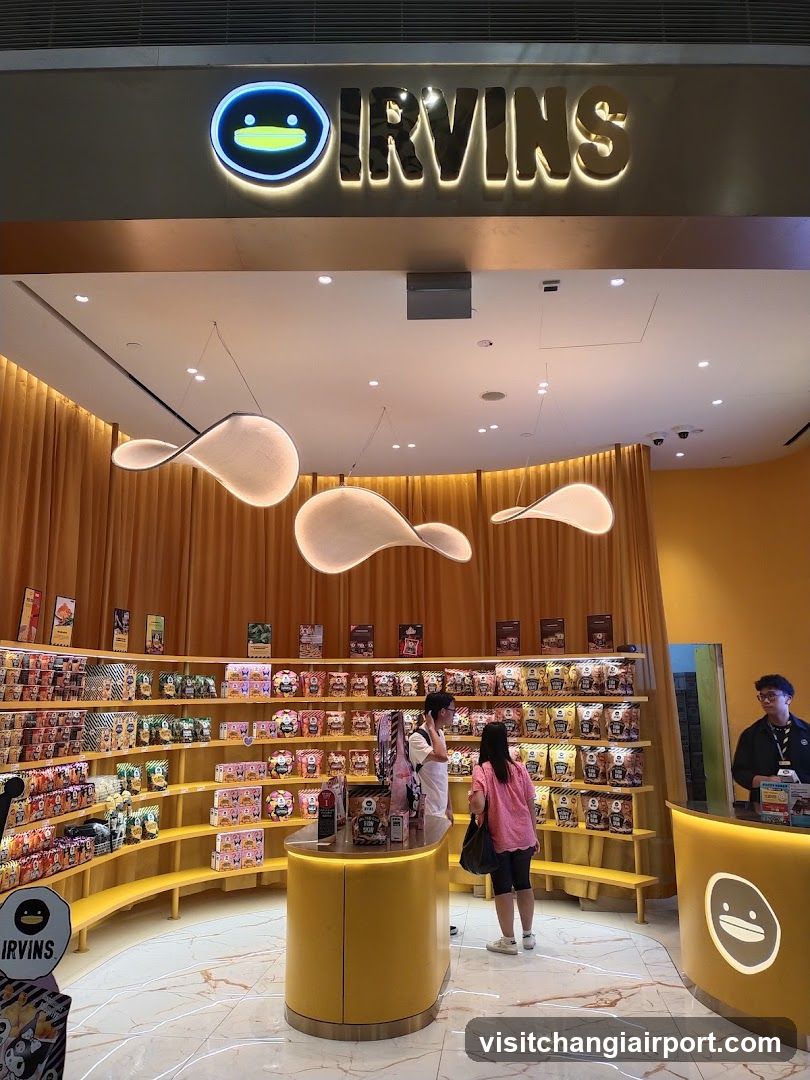IRVINS at Changi Airport Terminal 4
