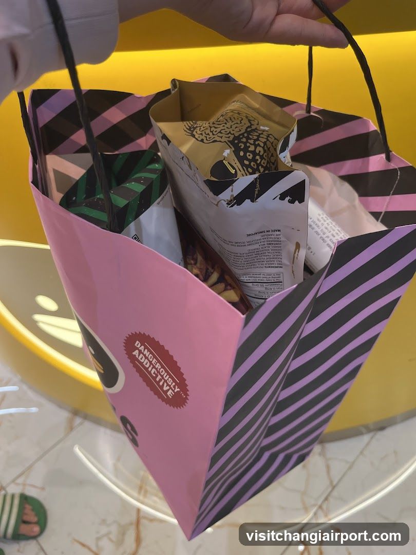 Snack Bag in Shopping Tote
