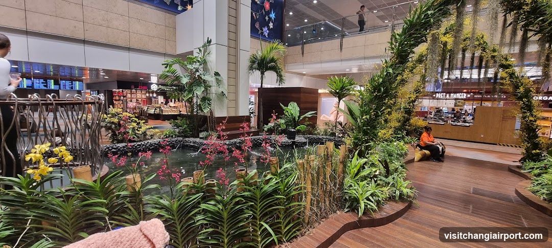Indoor Garden Mall Scene