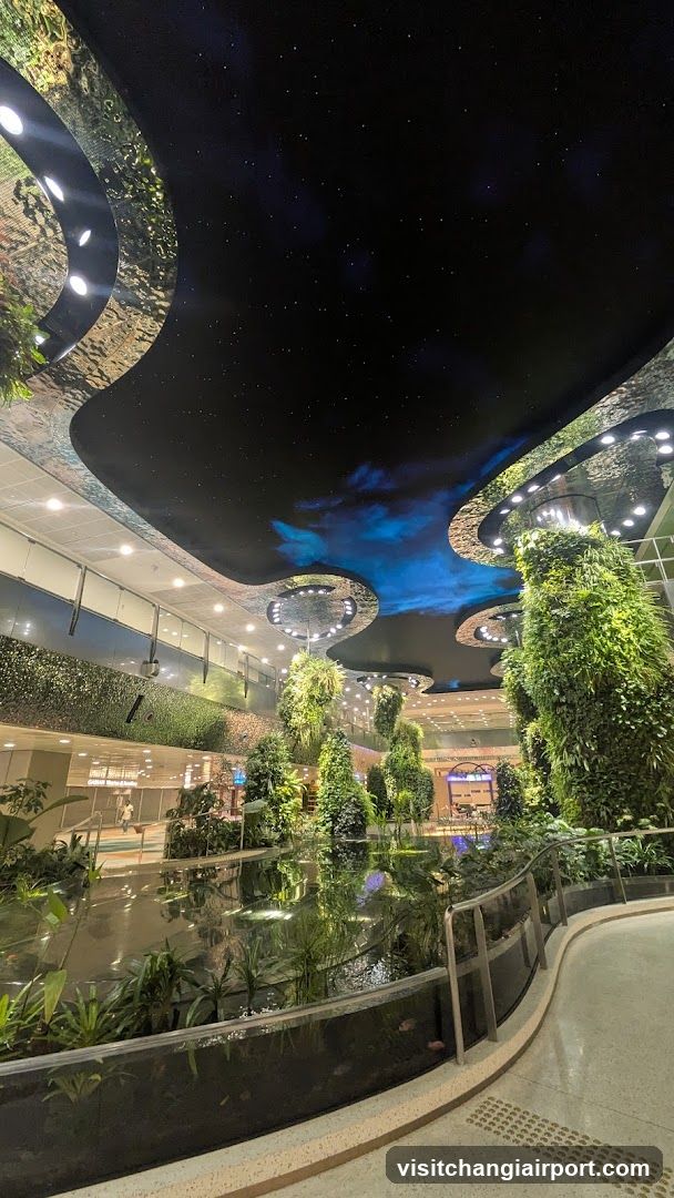 Indoor Garden with Starry Sky Ceiling
