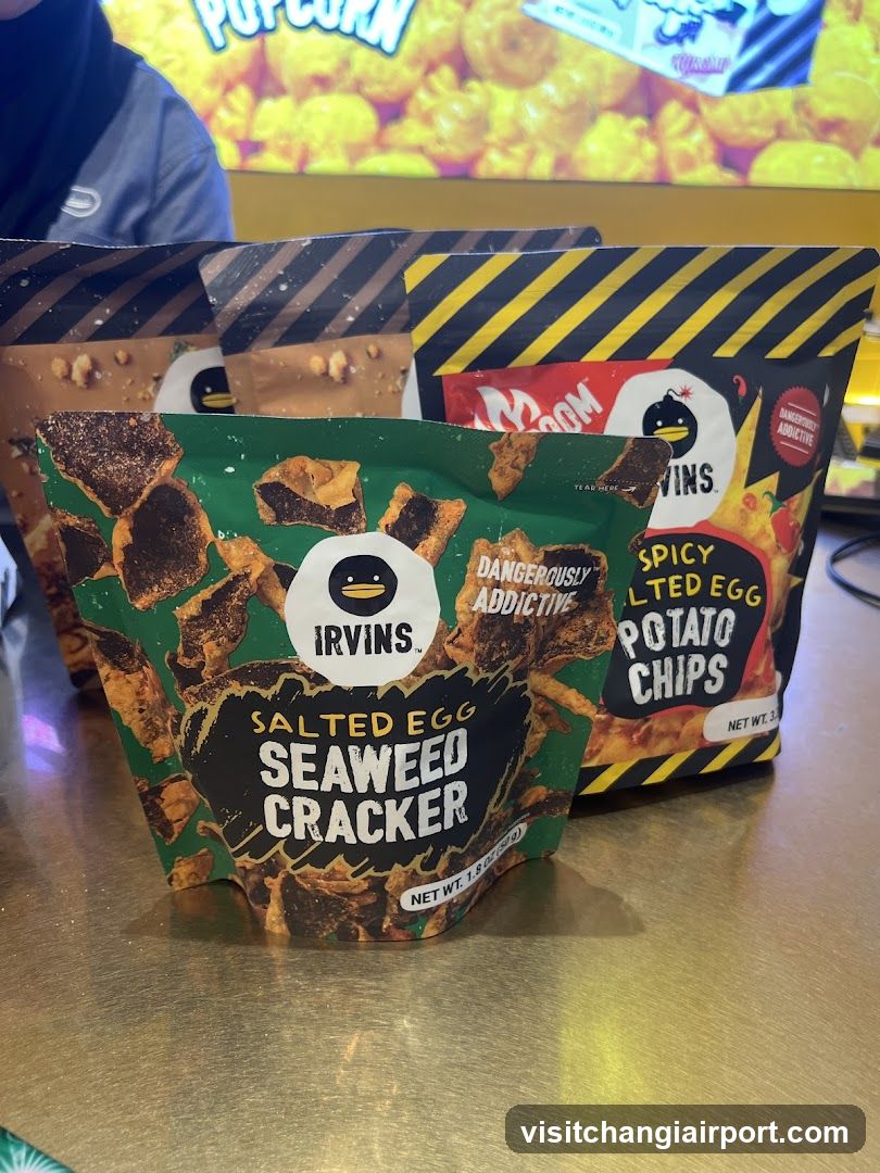 Irvin's Snack Products Display