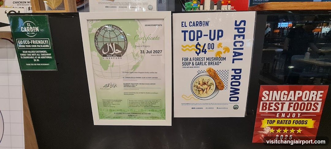 El Carbon Signage Display
