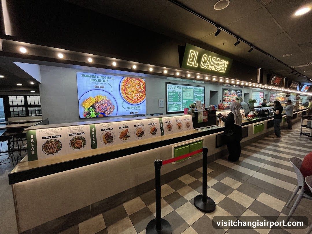 El Carbonio Food Court Counter