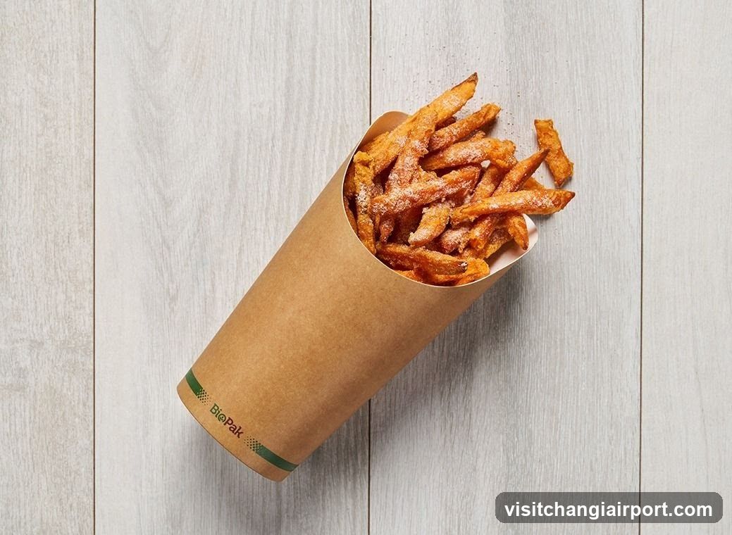 Sweet Potato Fries in Paper Container