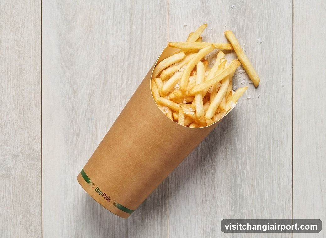 French Fries in Paper Container