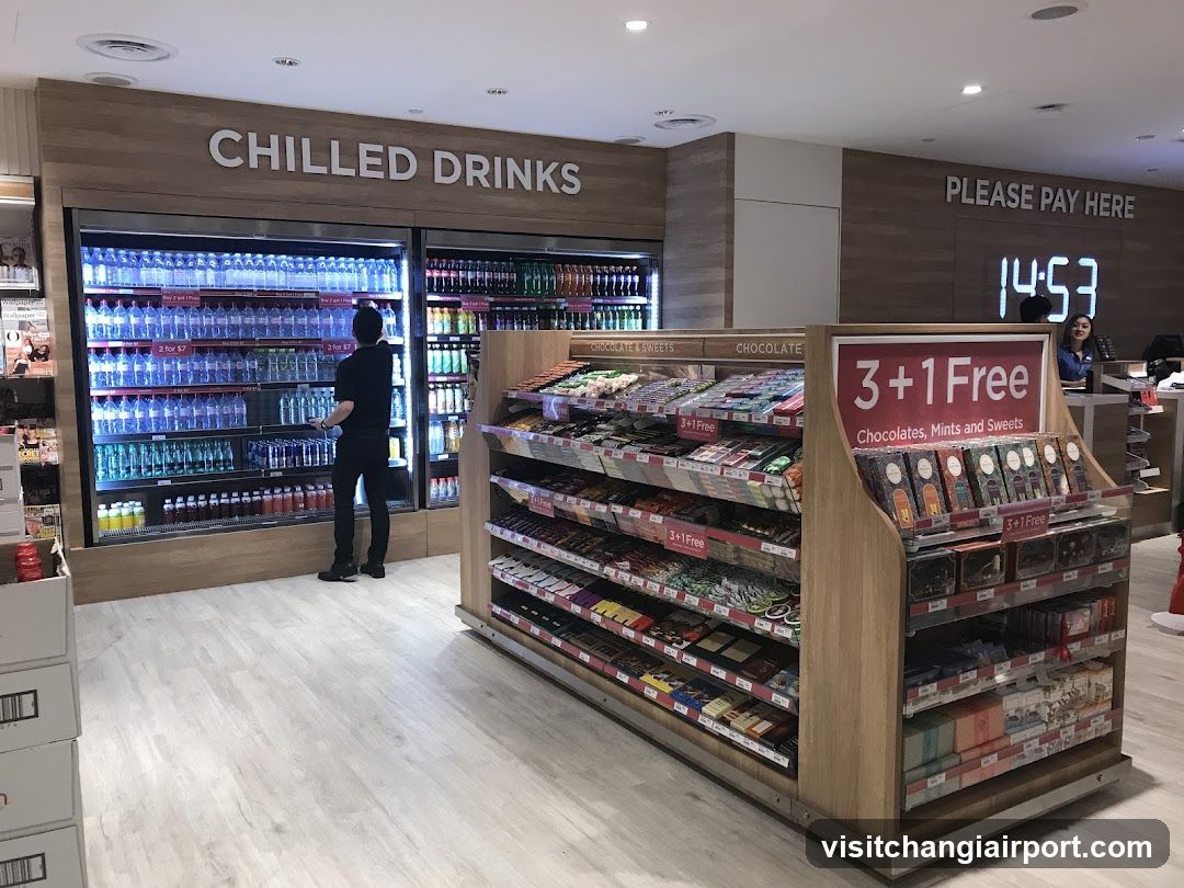 Chilled Drinks and Snacks Section