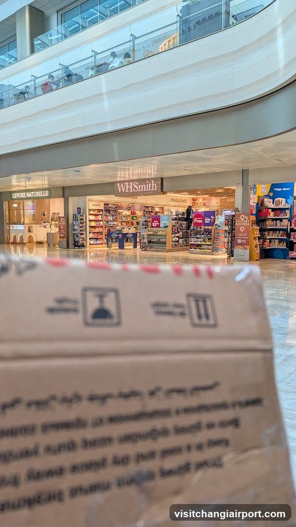 Shopping Mall Interior with WHSmith Store