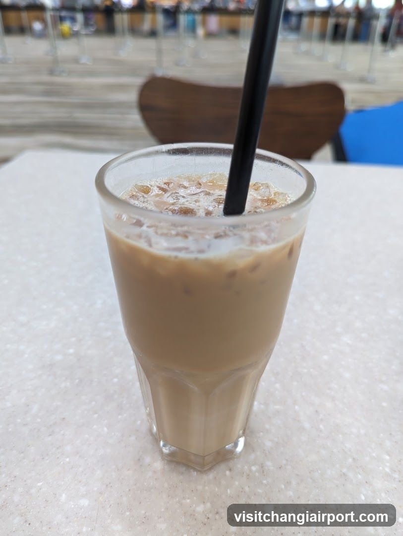Iced Coffee in Glass Cup