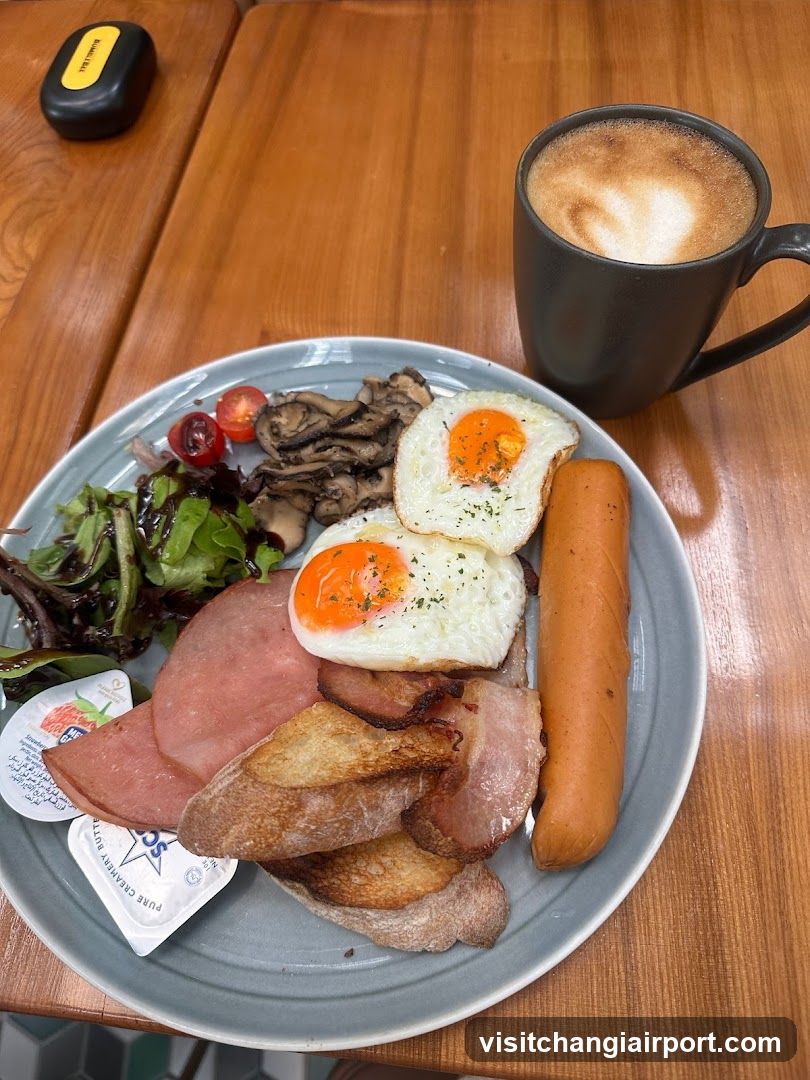 Breakfast Plate with Coffee