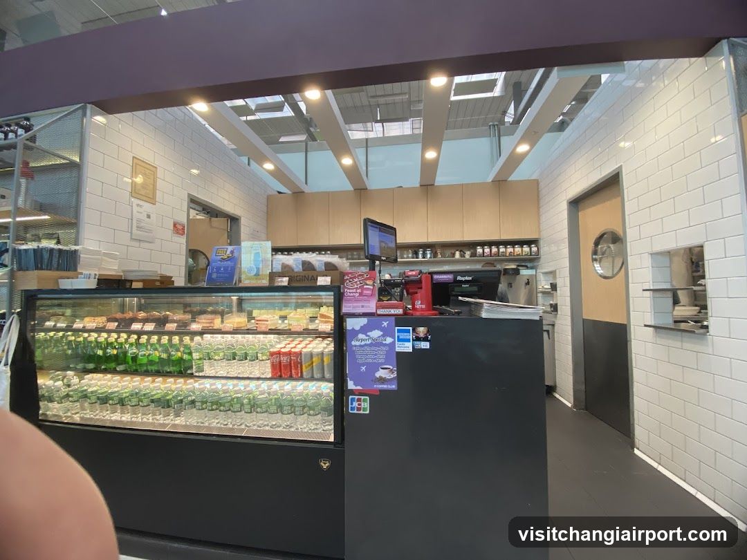 Interior of a modern cafe or shop