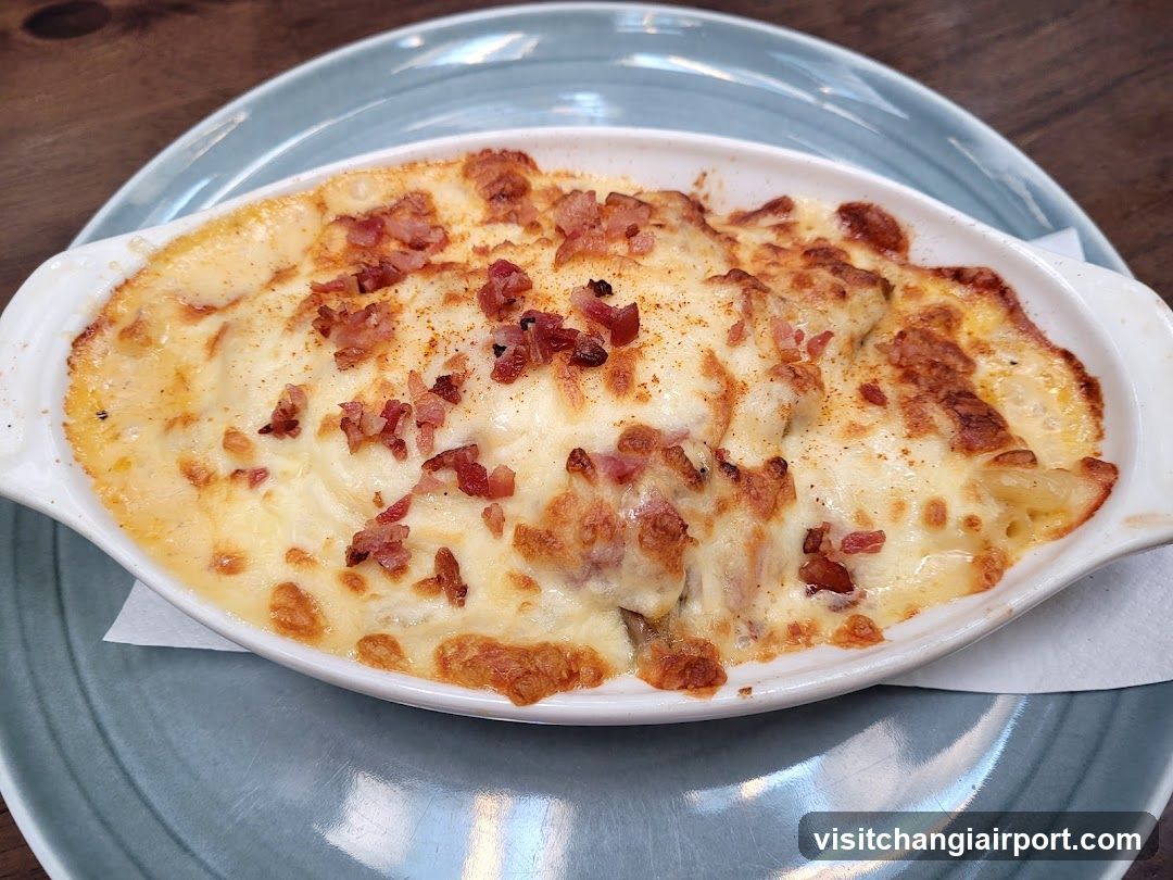 Baked Dish with Bacon and Cheese