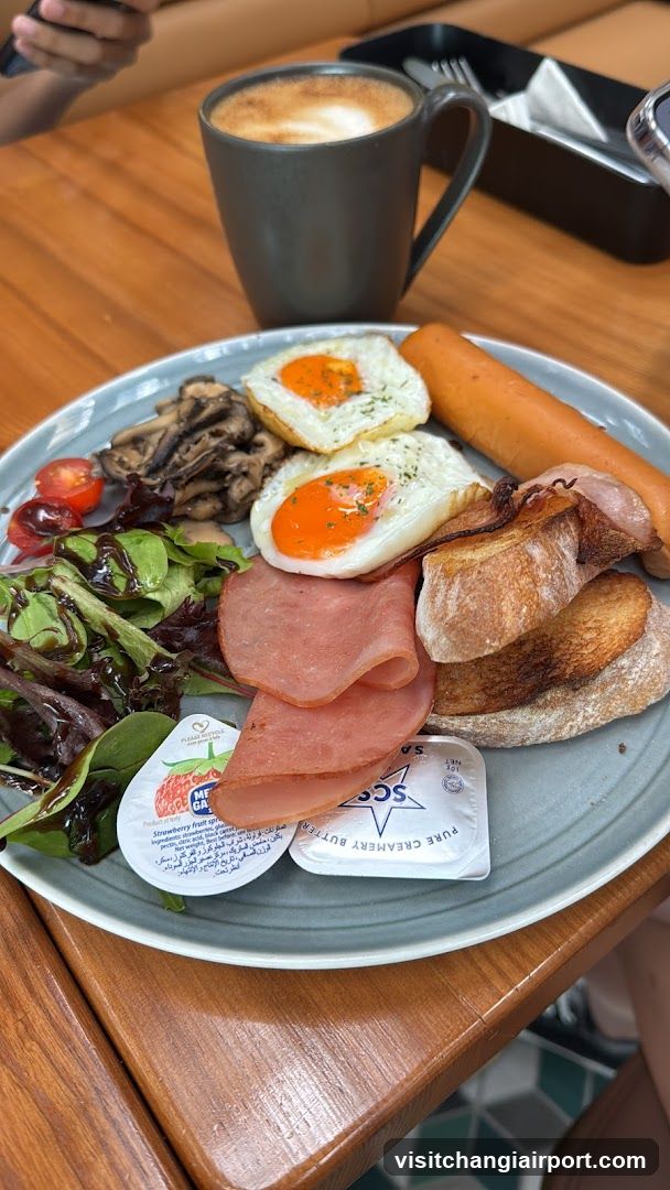 Breakfast Plate with Coffee
