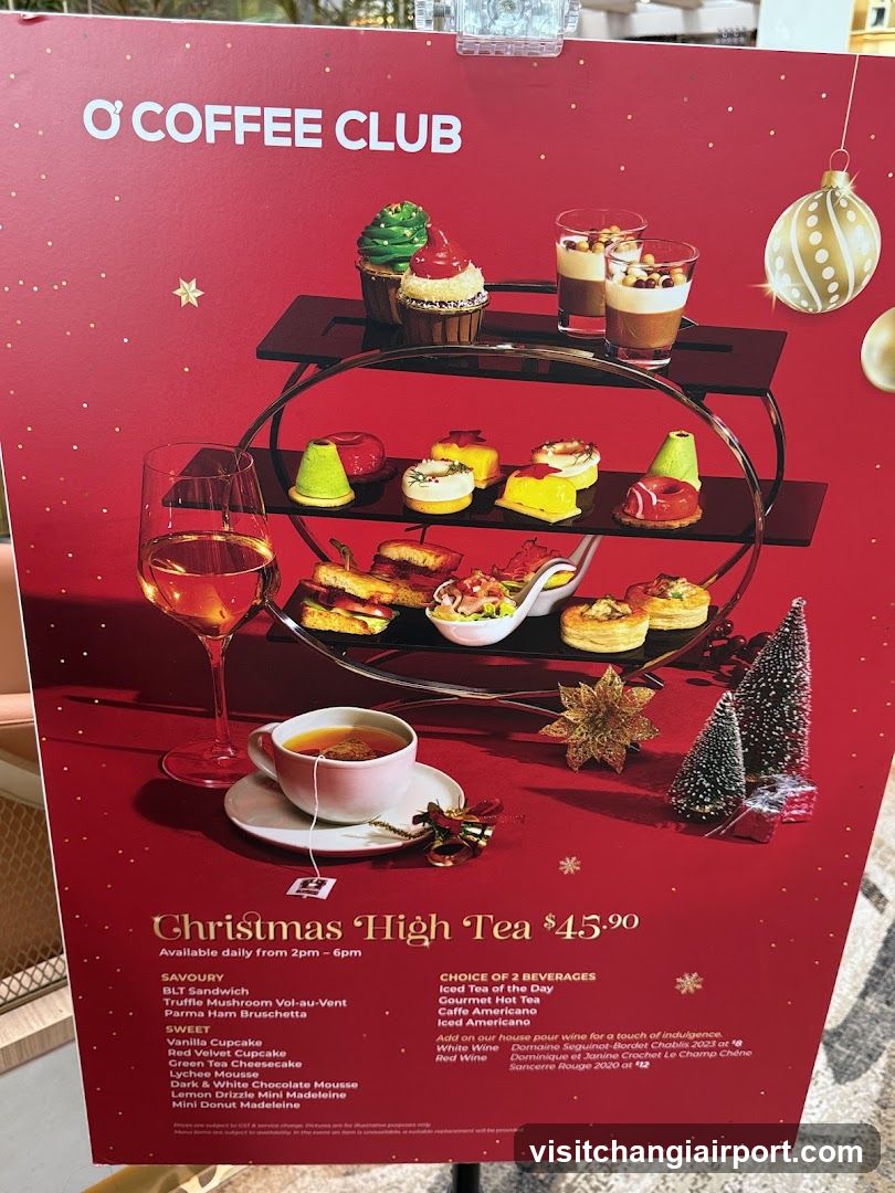Coffee Club Christmas High Tea Ad