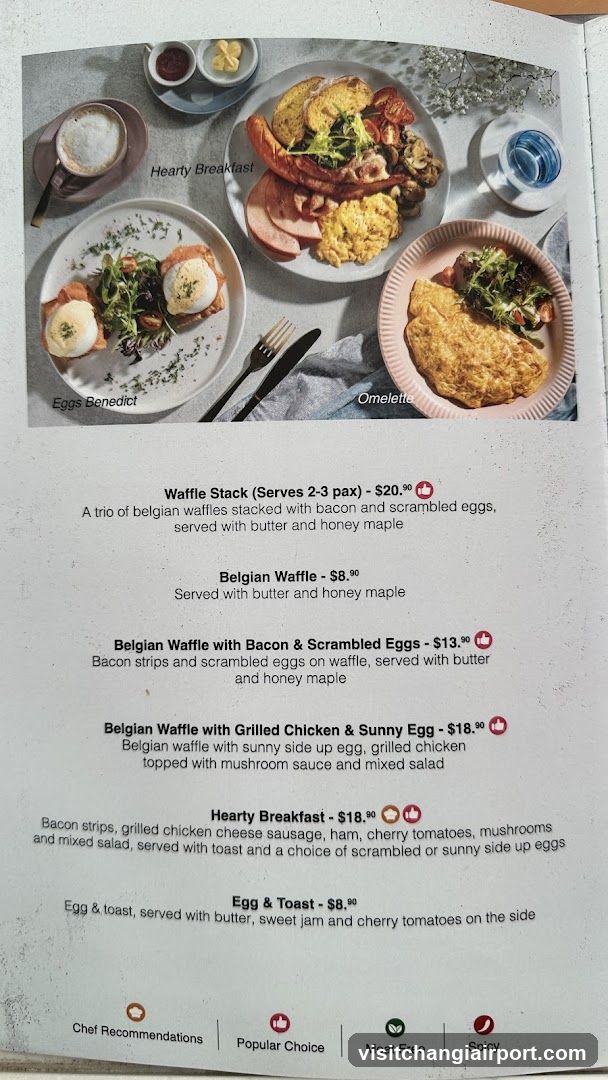 Breakfast Menu Page