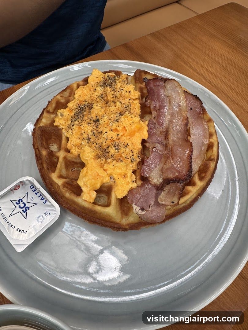 Waffle Breakfast Plate