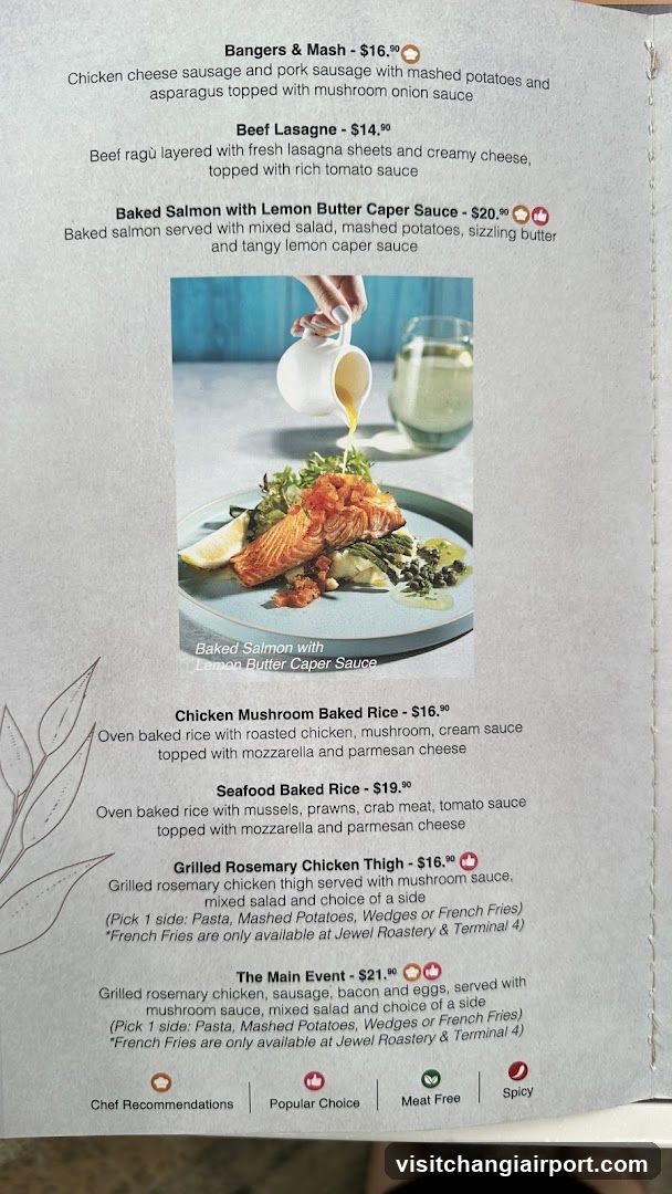 Restaurant Menu Page