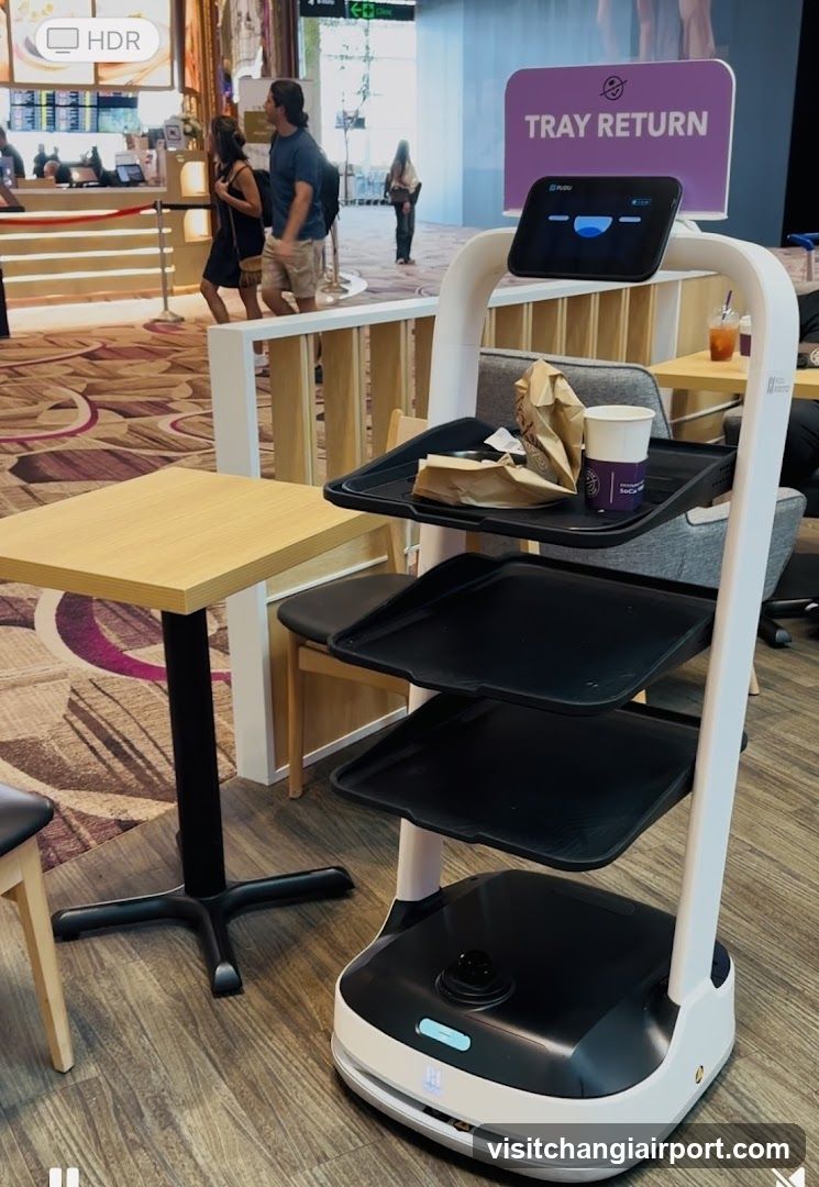 Food Delivery Robot in Mall