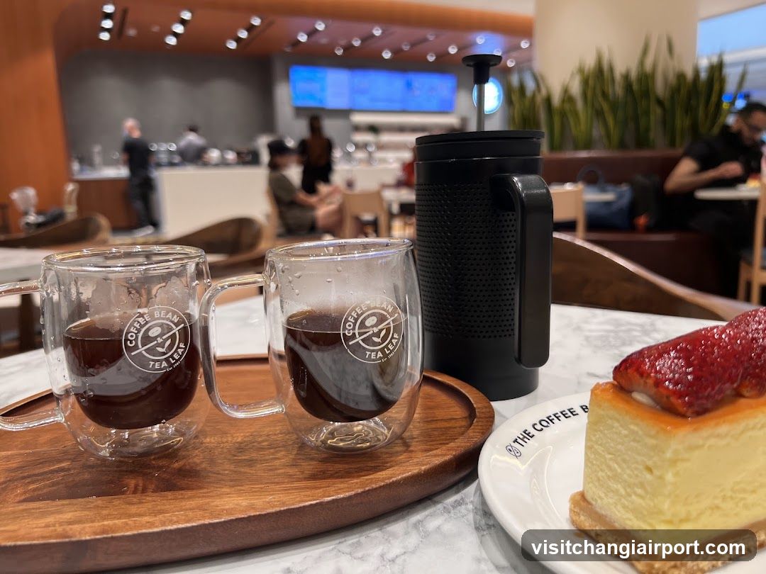 Coffee and Dessert at The Coffee Bean & Tea Leaf