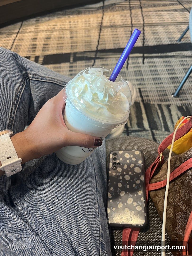 Iced Drink with Whipped Cream