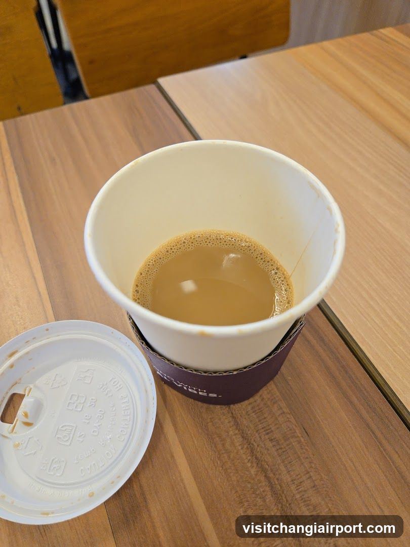 Coffee Cup on Wooden Table