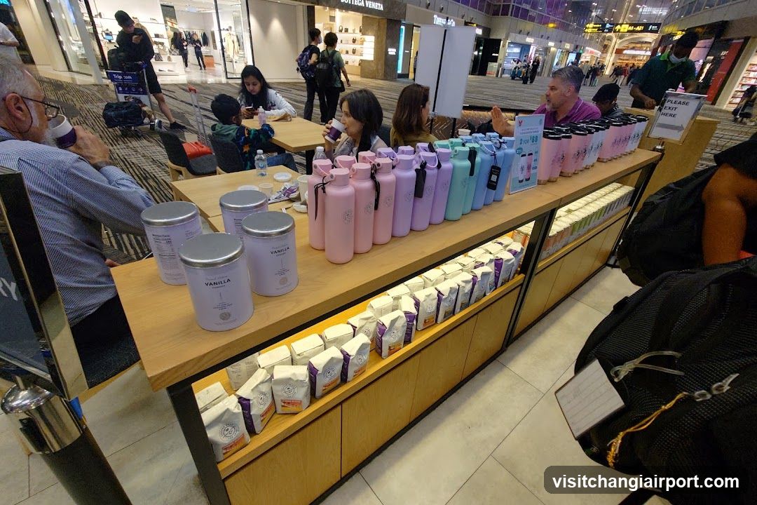 Airport Coffee Shop Display