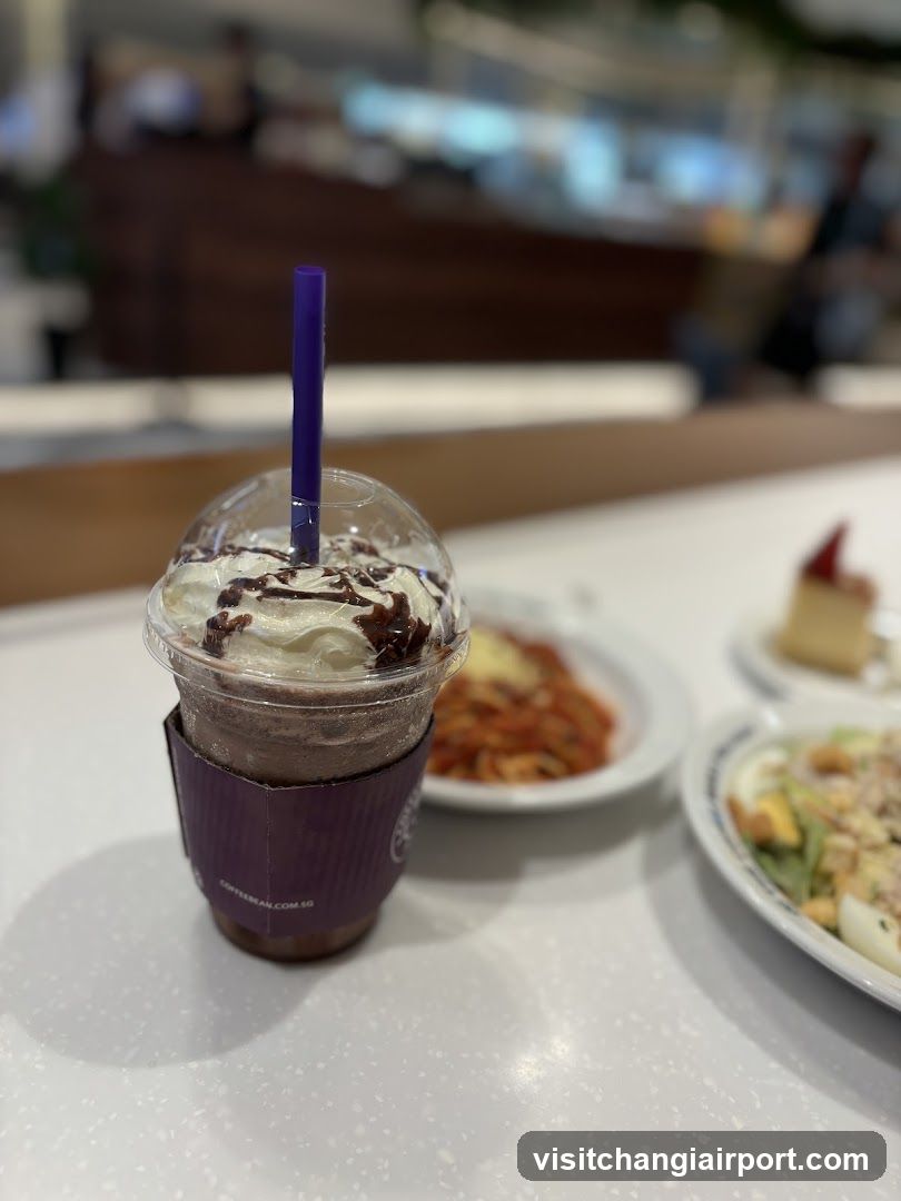 Coffee and Dessert at Cafe