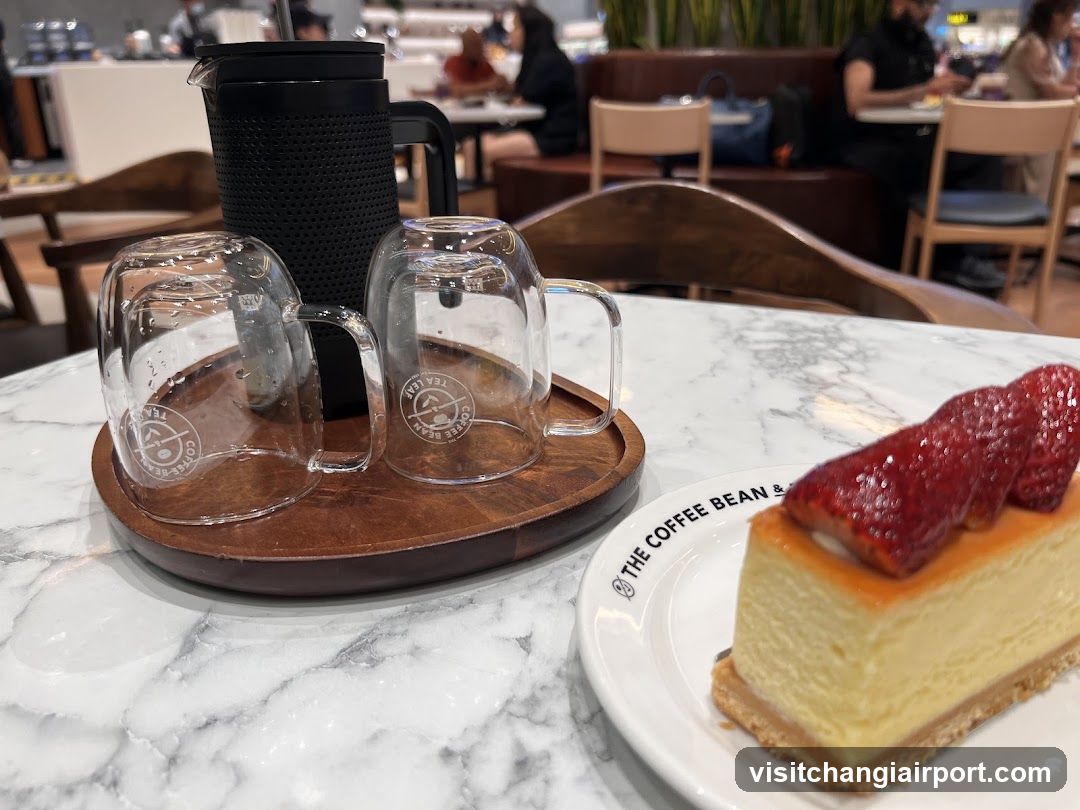 Coffee and Dessert at The Coffee Bean & Tea Leaf