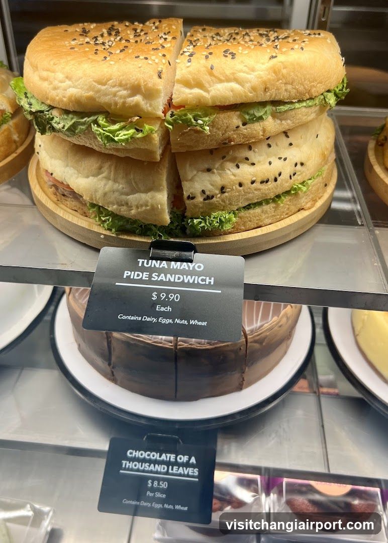 Tuna Mayo Pide Sandwich Display